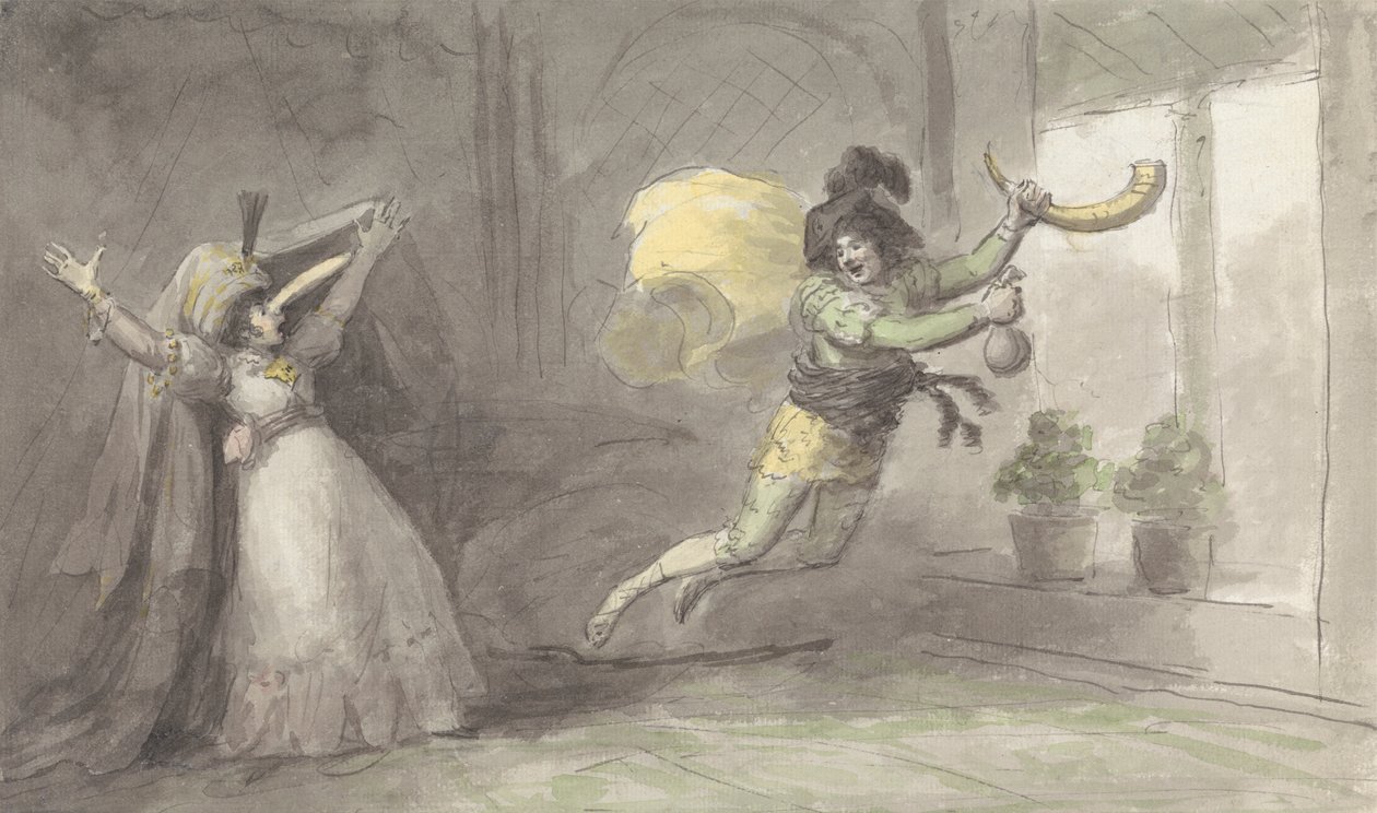 Theaterscène door Nathaniel Dance