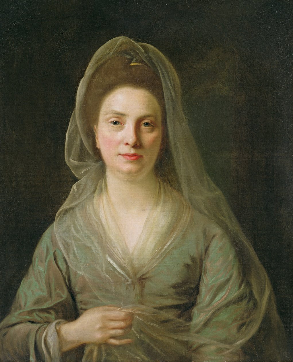 Mevrouw Benjamin Cole, c.1776 door Nathaniel Hone