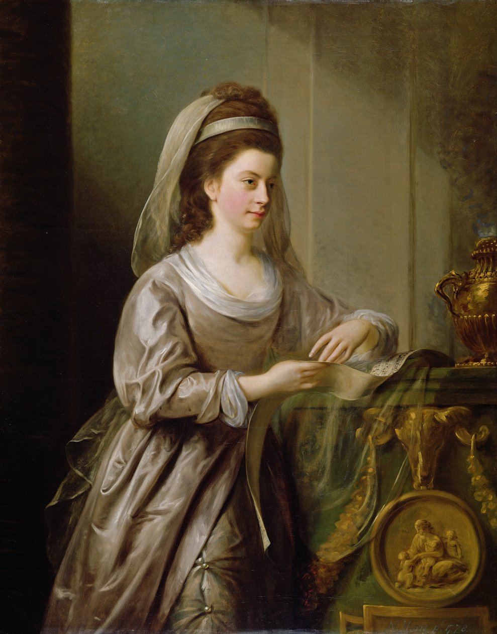 De Eerwaarde Mevrouw Nathaniel Curzon, 1778 door Nathaniel Hone