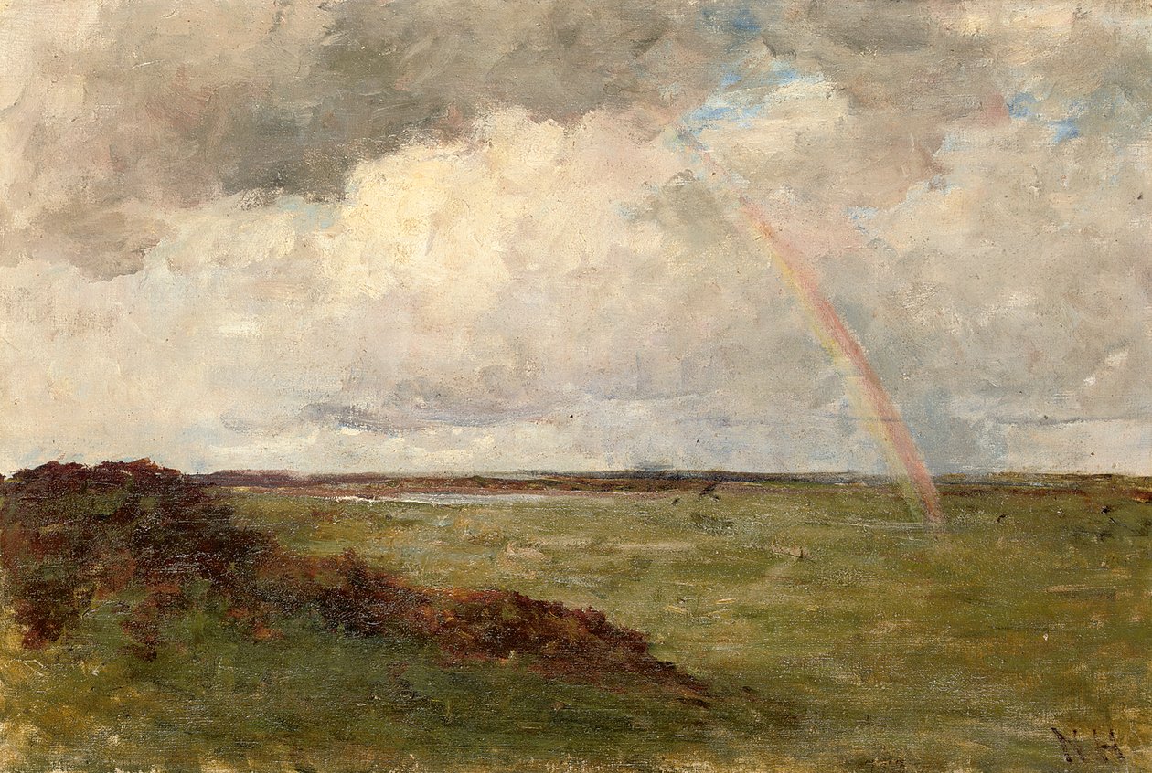 De regenboog door Nathaniel Hone