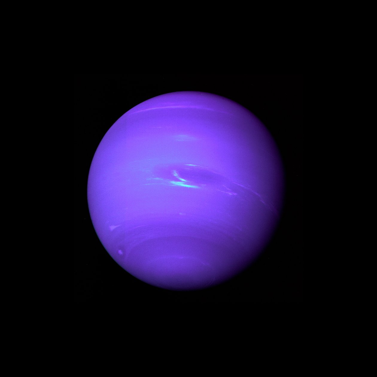 De planeet Neptunus door National Aeronautics and Space Administration National Aeronautics and Space Administration