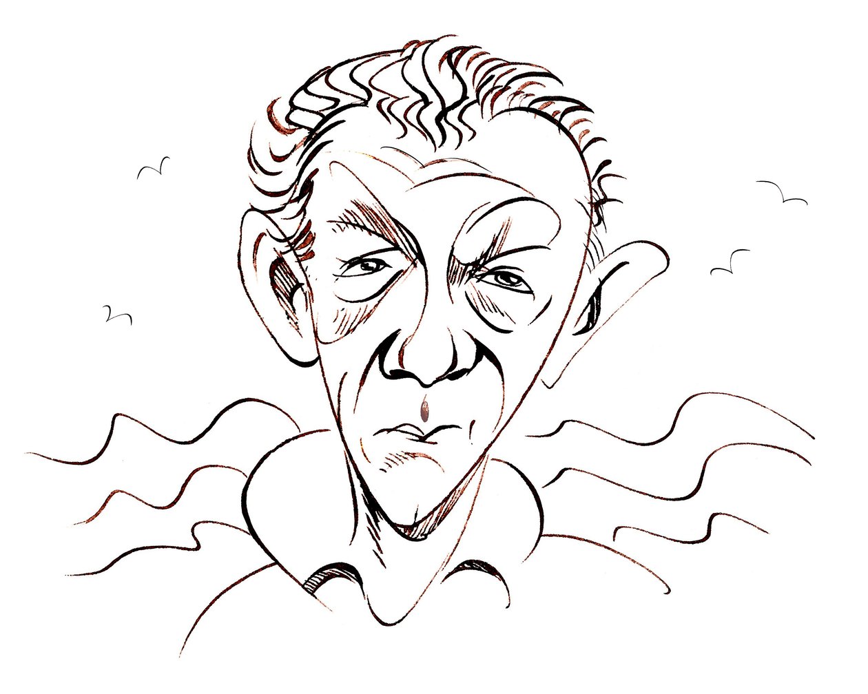 Benjamin Britten, Engelse componist, dirigent en pianist, 22 november 1913 - 4 december 1976 door Neale Osborne