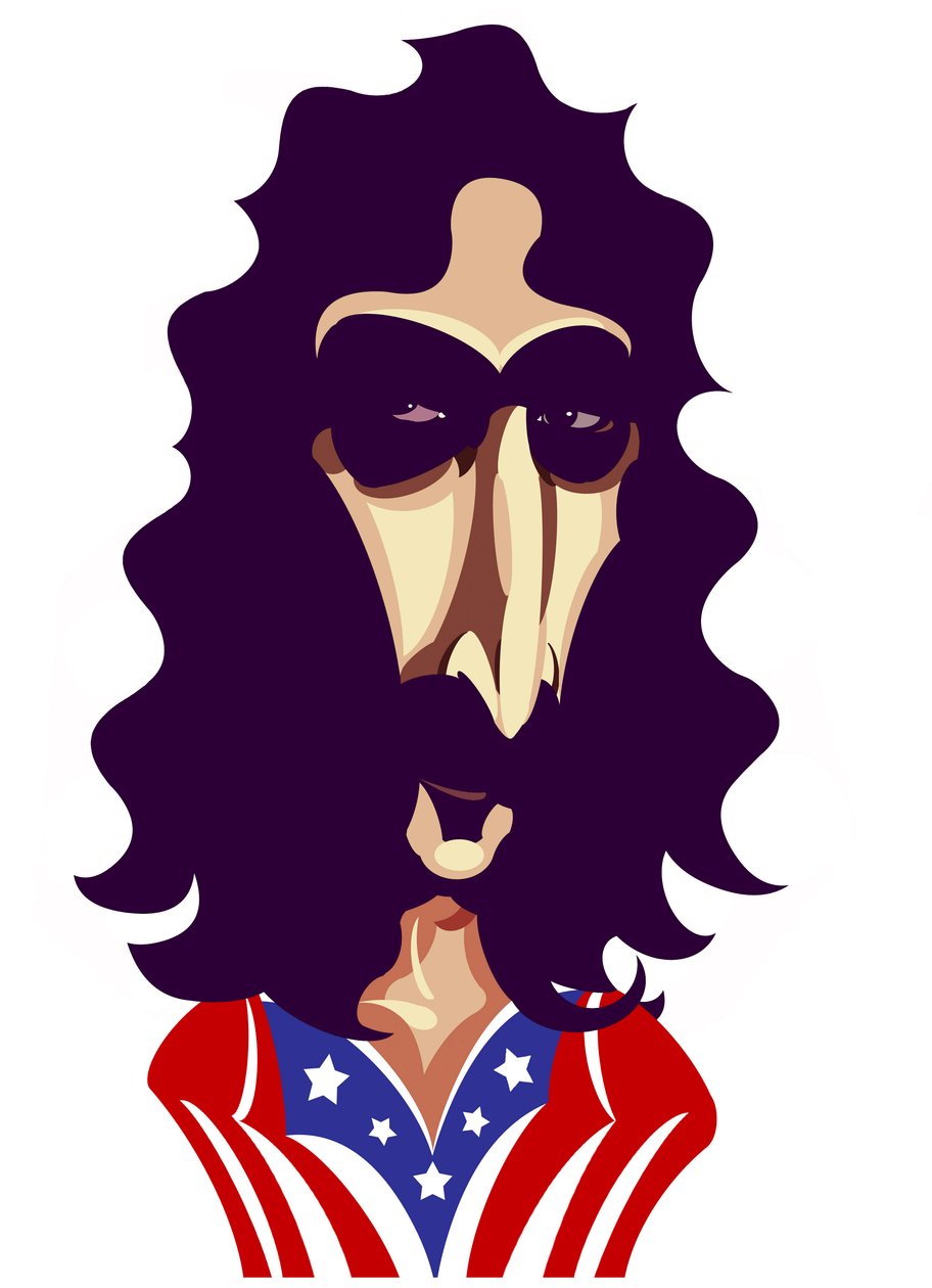 Frank Zappa door Neale Osborne