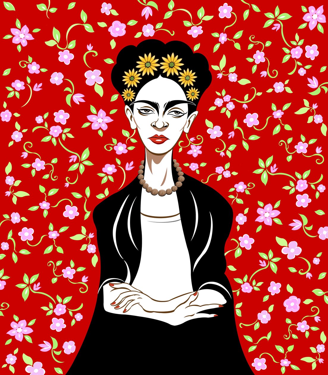 Frida Kahlo door Neale Osborne