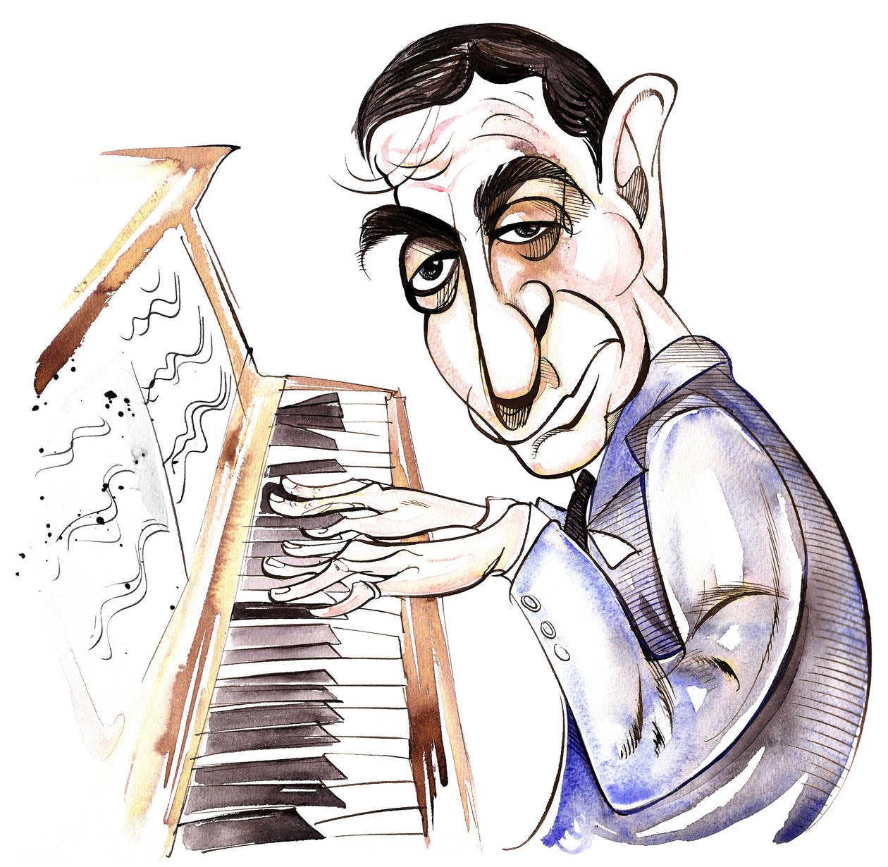 Irving Berlin - karikatuur door Neale Osborne