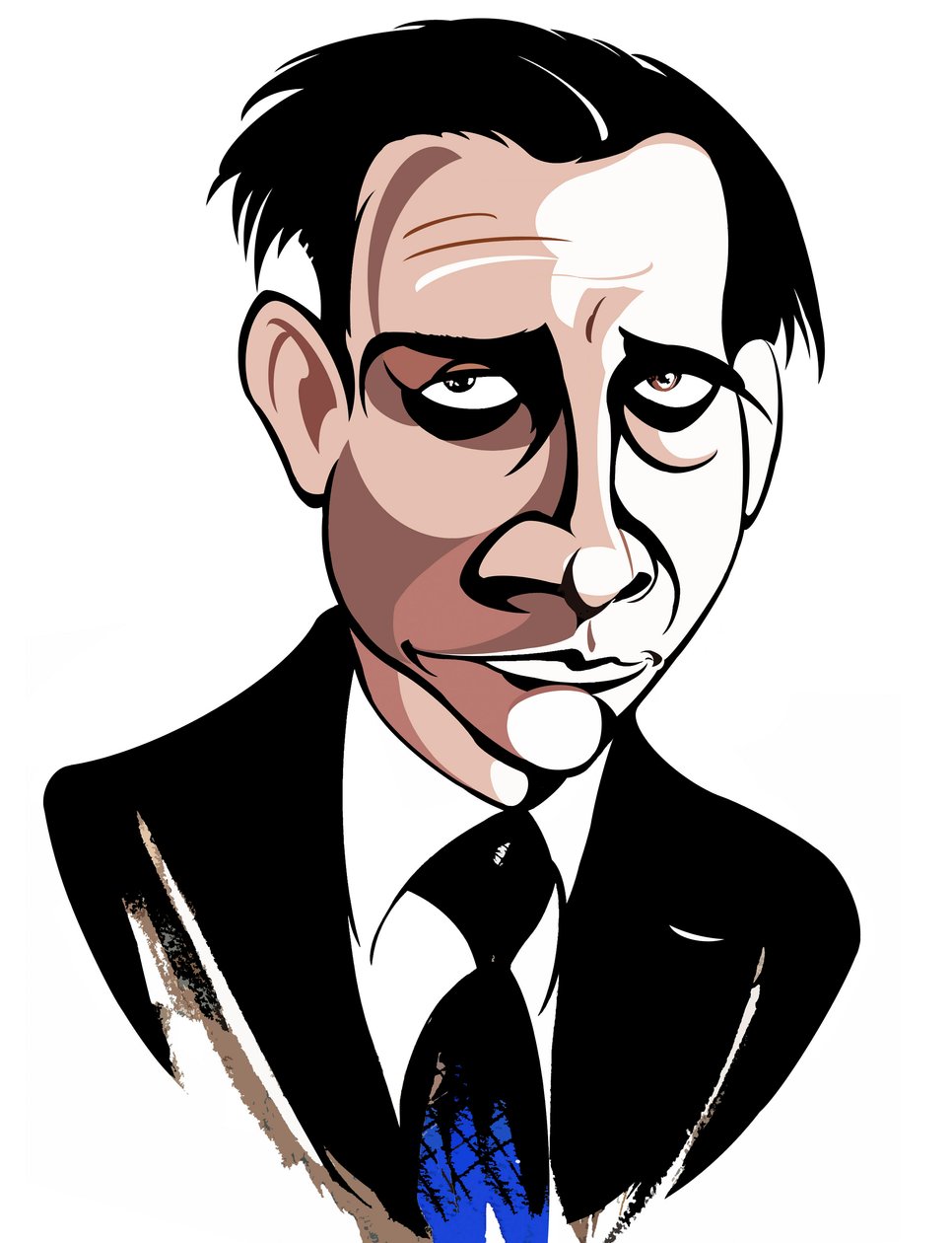 Sir Lennox Berkeley - karikatuur door Neale Osborne