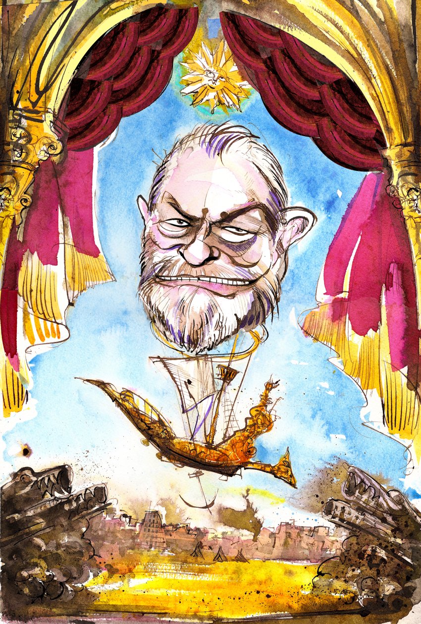 Terry Gilliam - Amerikaans-Britse filmregisseur, scenarioschrijver, Monty Python-lid en animator, geboren 1940 door Neale Osborne