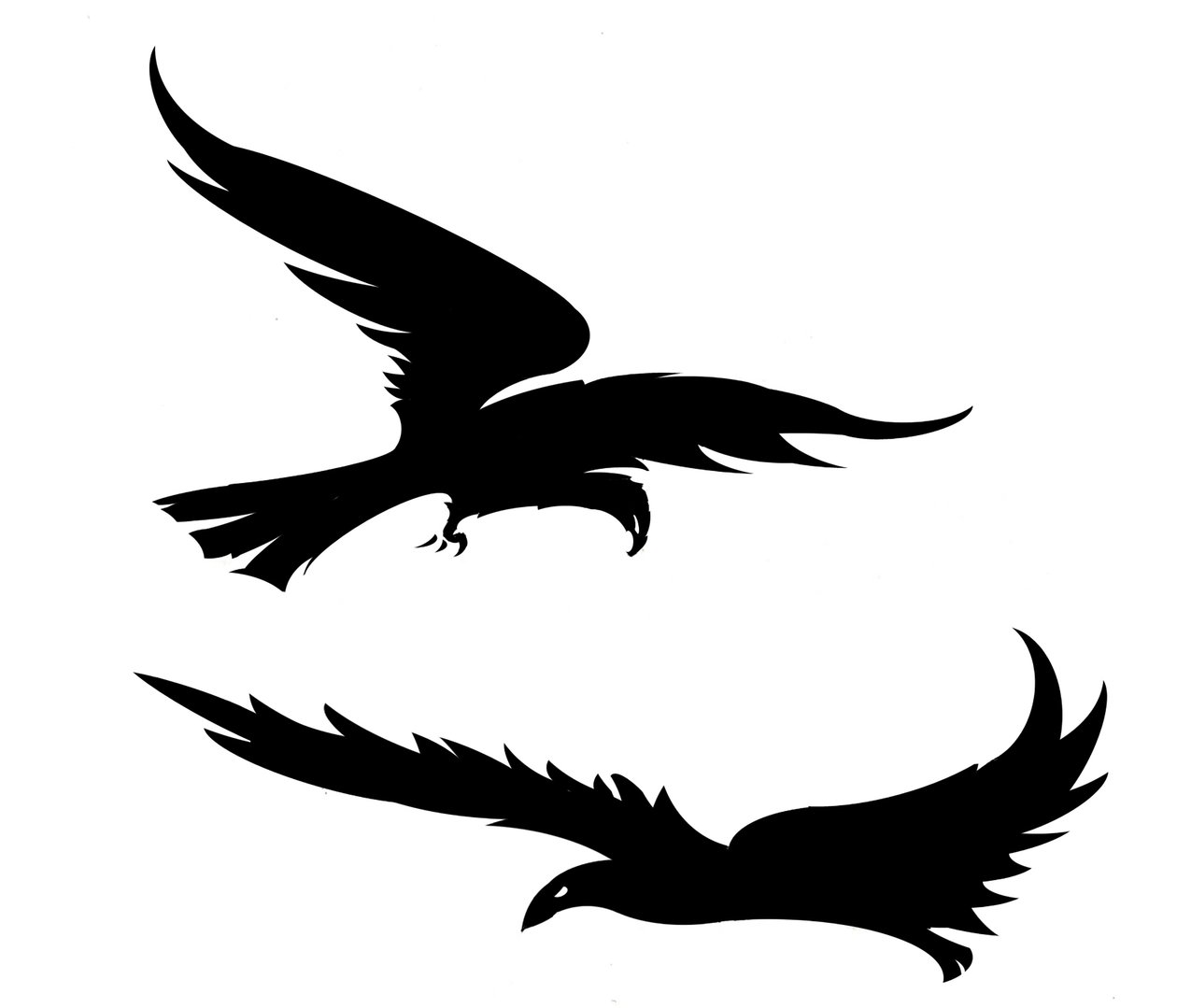 Vogelsilhouetten, 2022 door Neale Osborne