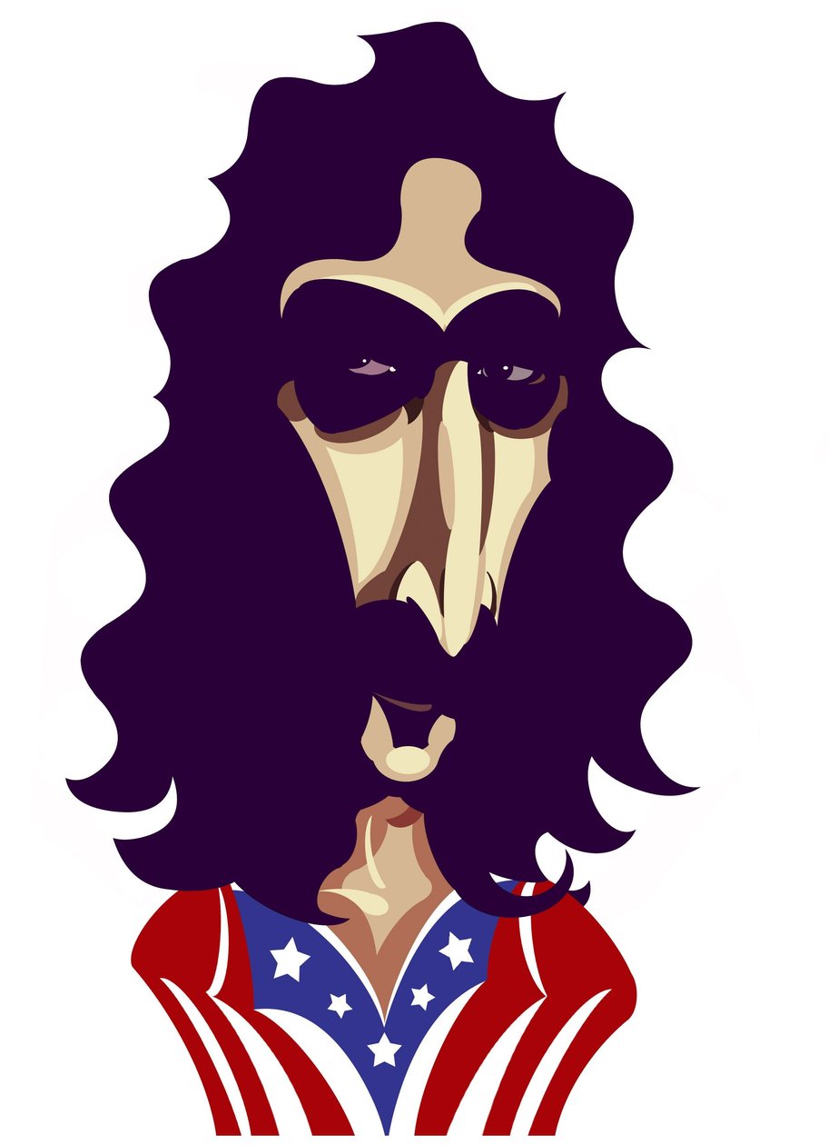 Frank Zappa door Neale Osborne