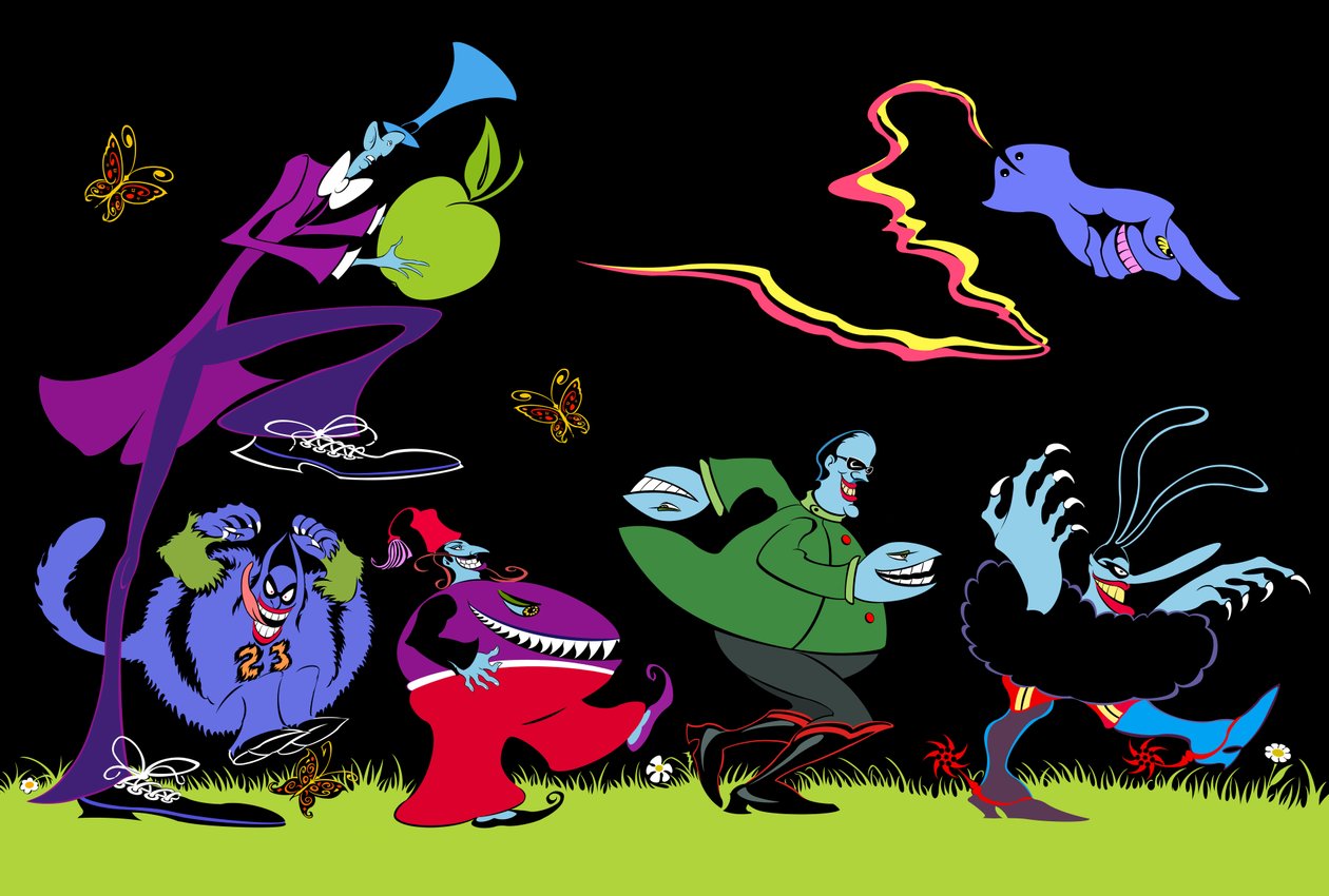 The Blue Meanies, 2023 door Neale Osborne