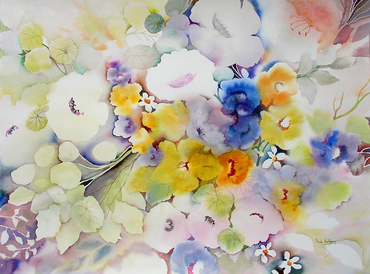 Bloesems II door Neela Pushparaj