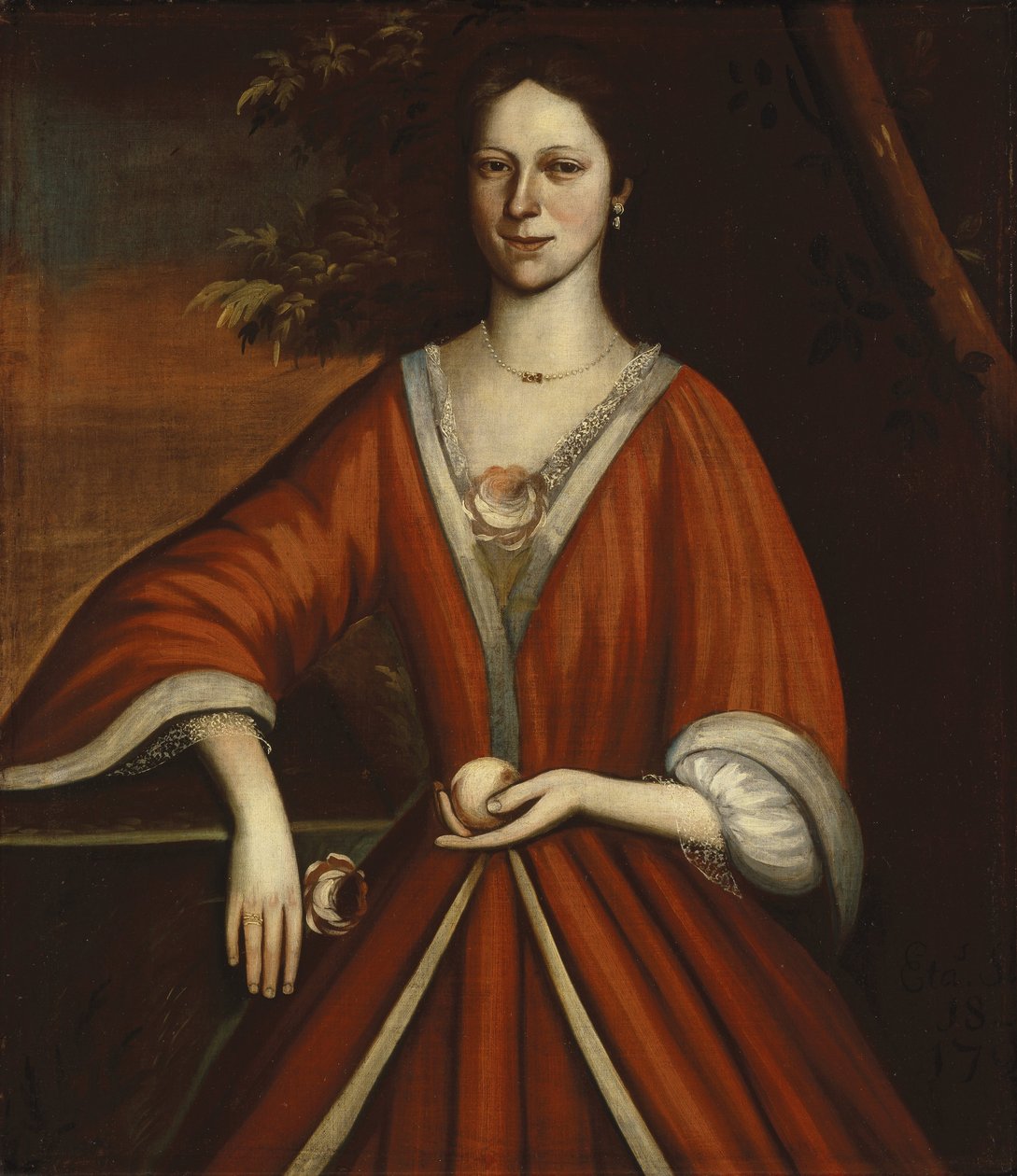Wyntje (Lavinia) Van Vechten door Nehemiah Partridge