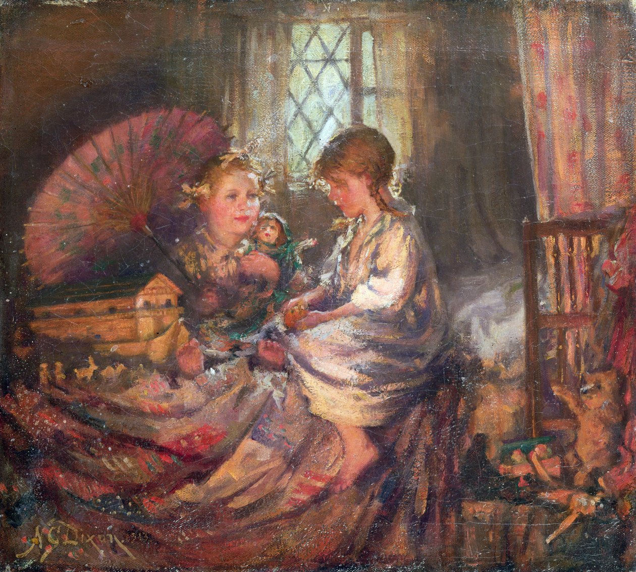 Kerstmorgen door Nellie Gertrude Dixon