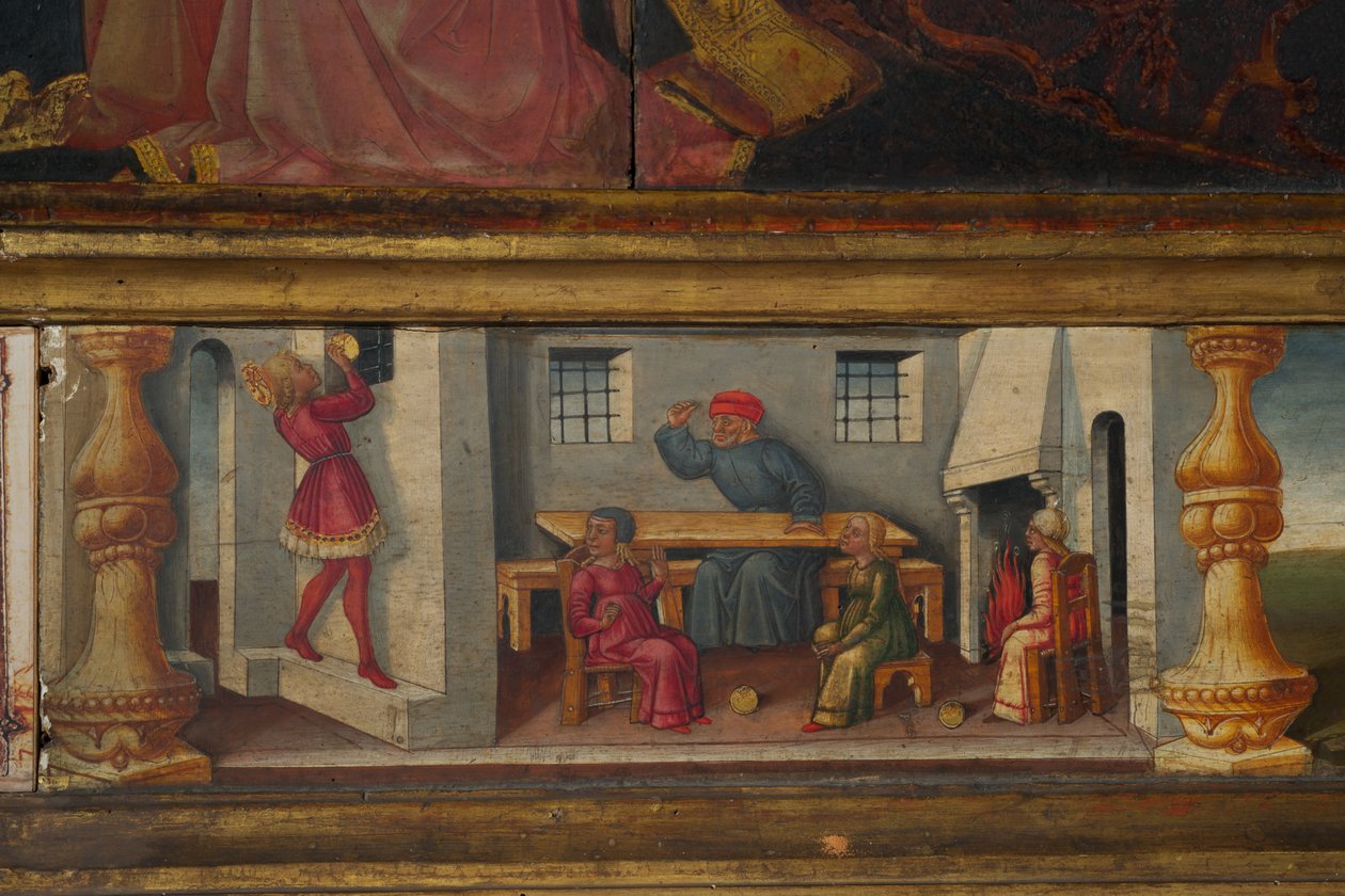 Detail (Kroning van de Maagd) door Neri di Bicci