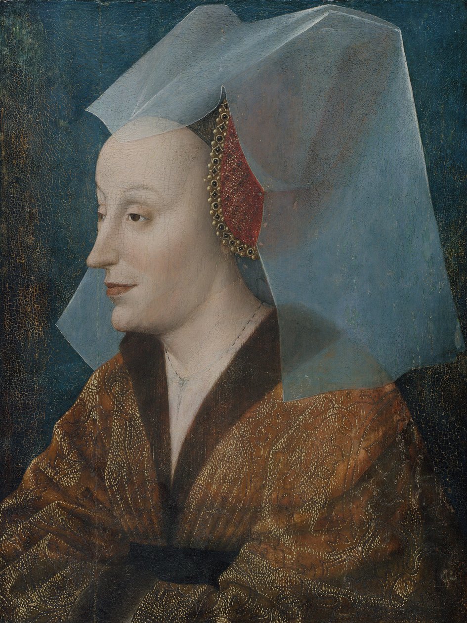 Portret van een Adellijke Vrouw, ca. 1450 door Netherlandish School