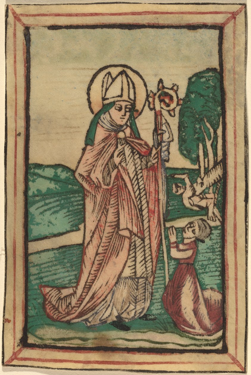 Sint Poppo door Netherlandish 15th Century