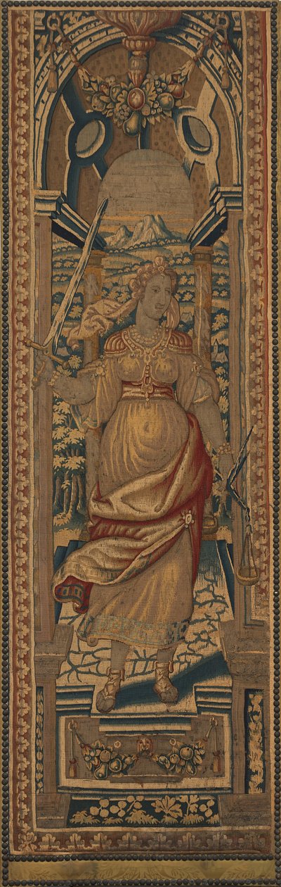 De Vier Kardinale Deugden: Gerechtigheid door Netherlandish 16th Century