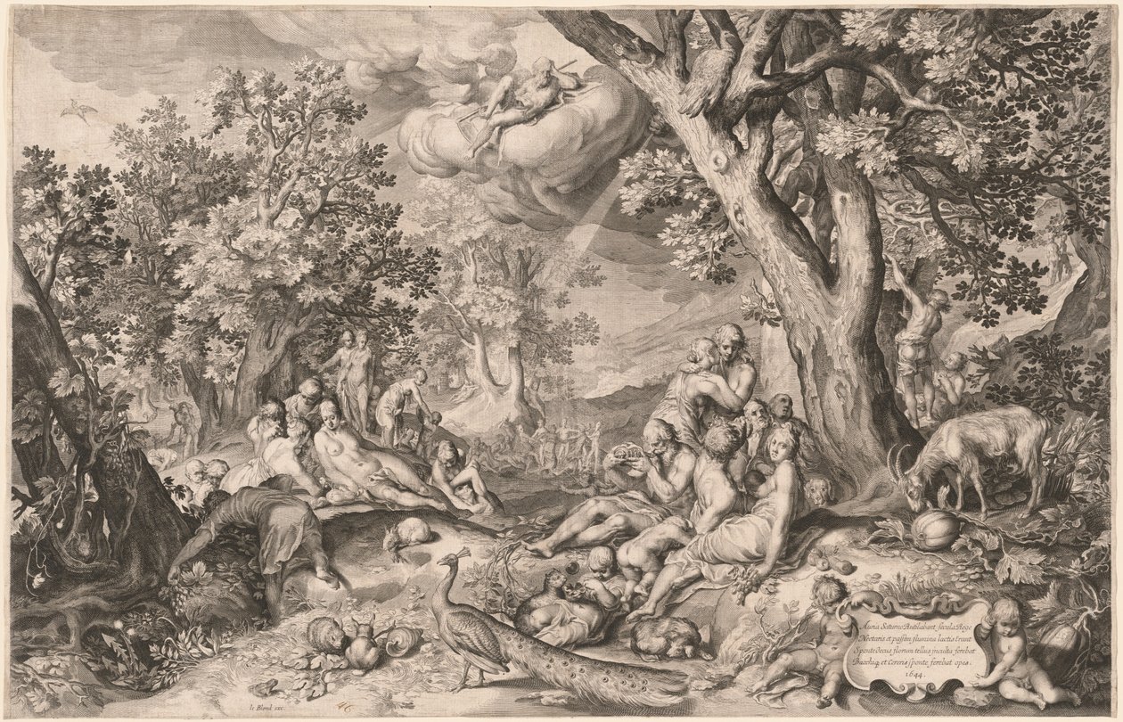 De Gouden Eeuw door Netherlandish 17th Century after Nicolaes de Bruyn after Abraham Bloemaert