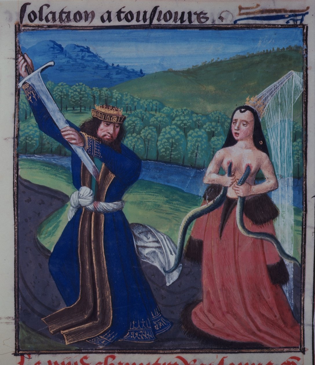 De dood van Anthony en Cleopatra door Netherlandish School