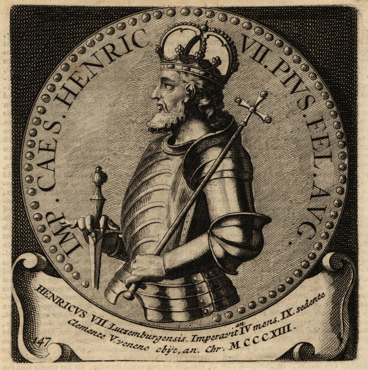 Heilige Roomse Keizer Hendrik VII door Netherlandish School