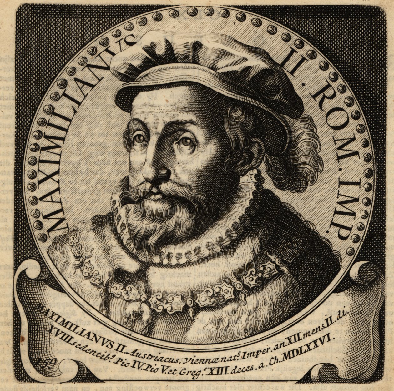 Heilige Roomse Keizer Maximiliaan II door Netherlandish School
