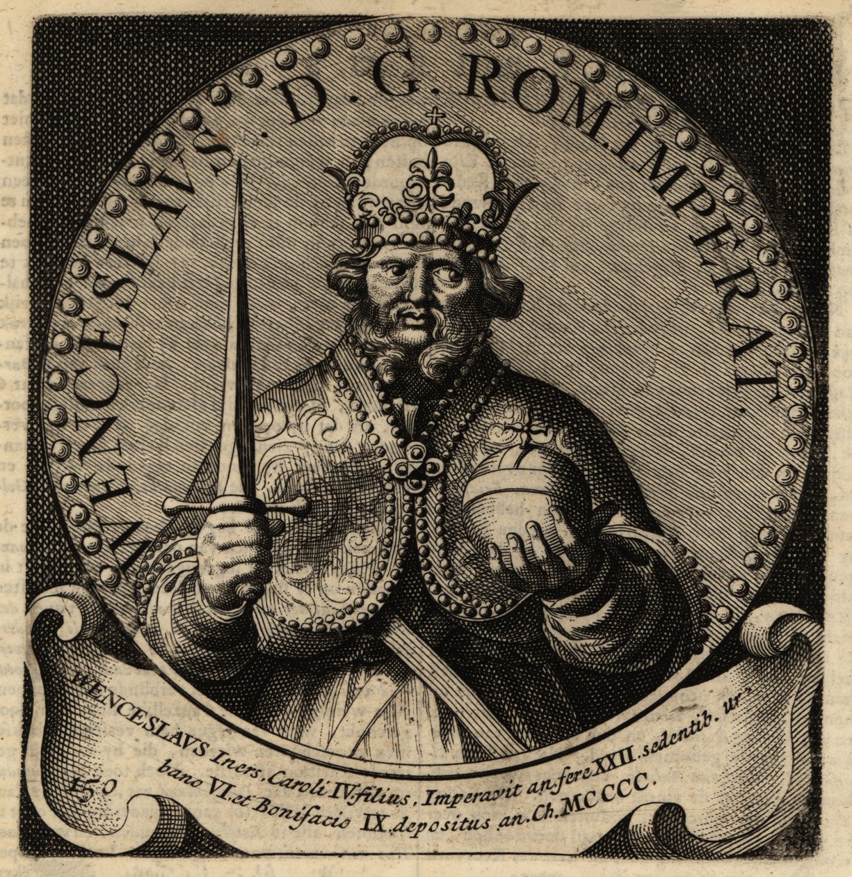 Heilige Roomse Keizer Wenceslaus IV. door Netherlandish School