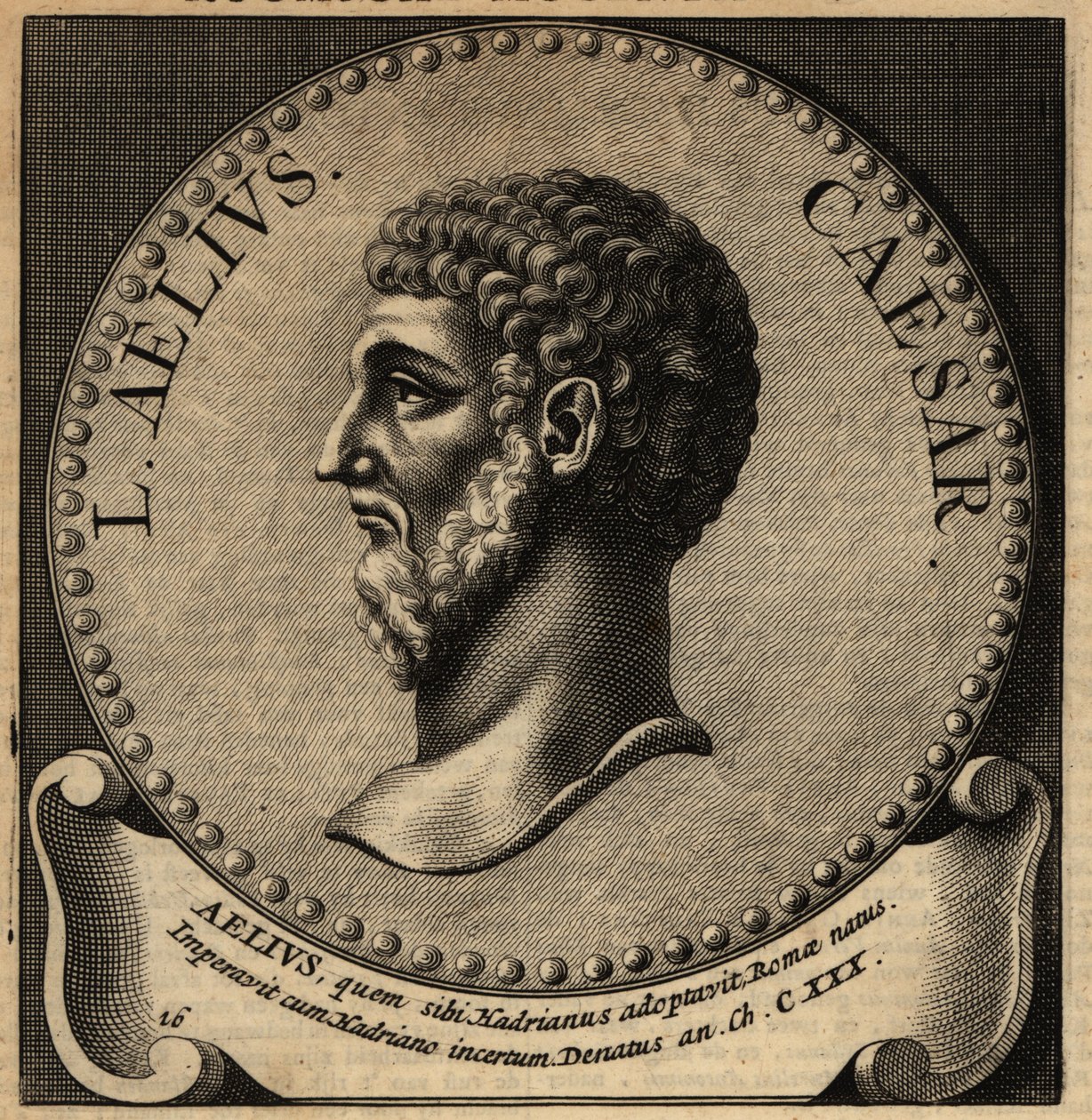 Portret van Lucius Aelius Caesar door Netherlandish School