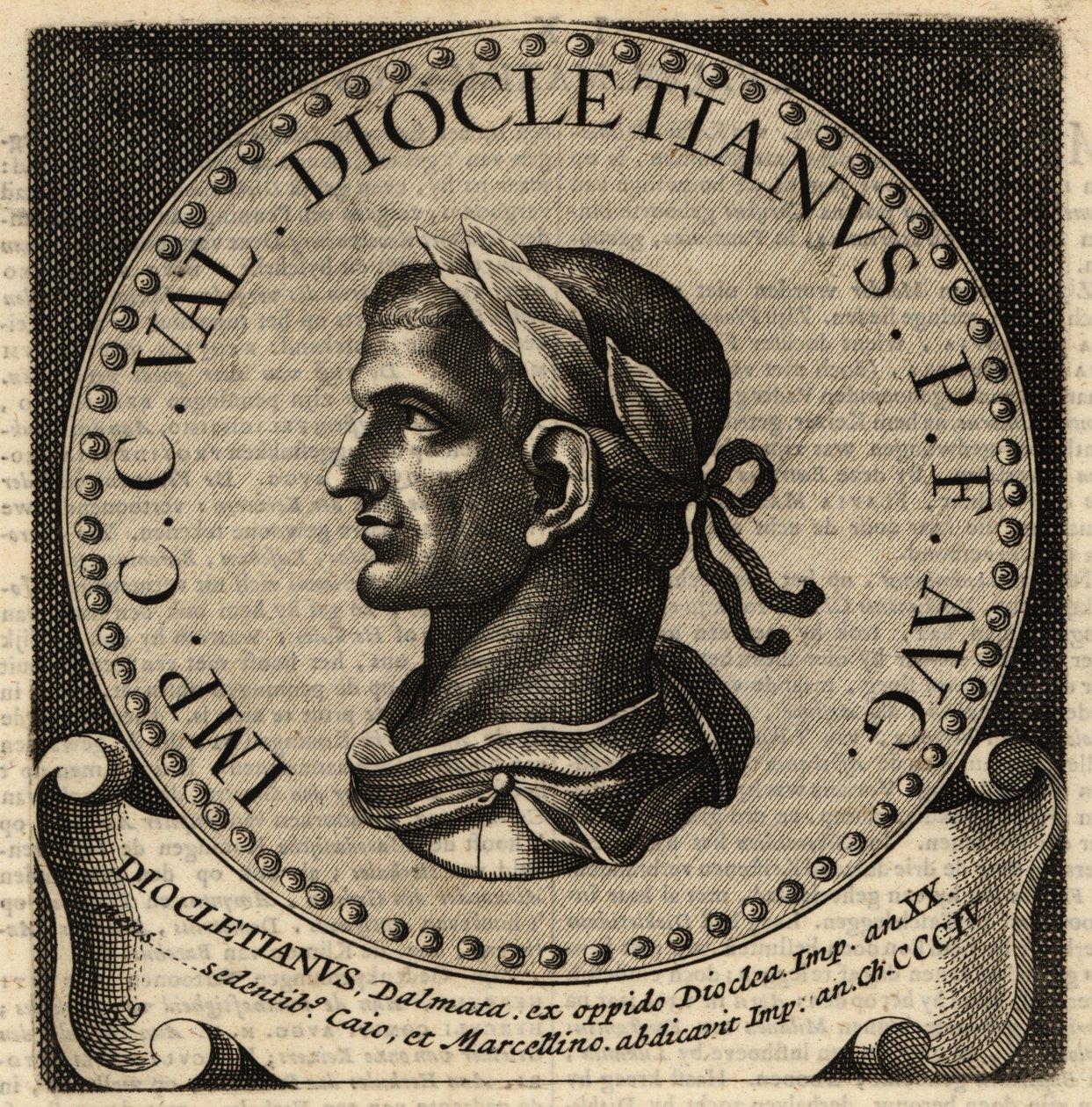 Portret van Romeinse keizer Diocletianus door Netherlandish School