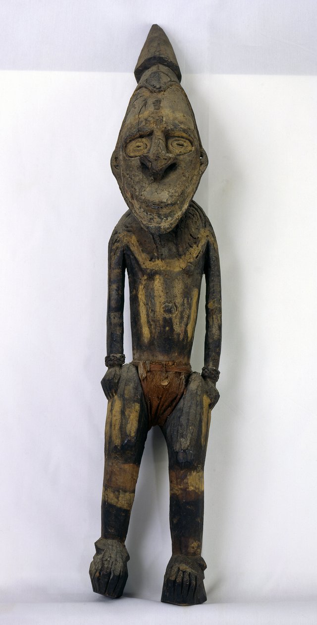Voorouderfiguur door New Guinean