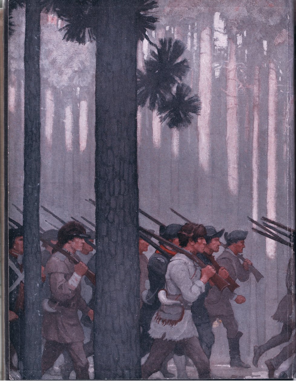 Ontwerp binnenomslag door Newell Convers Wyeth