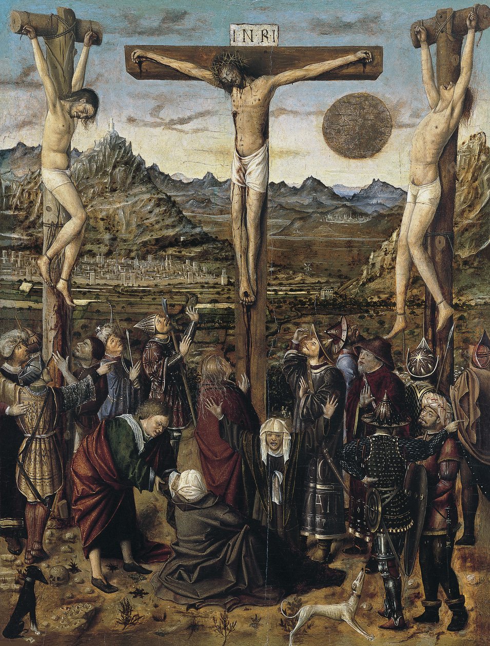 Kruisiging door Niccolo Antonio Colantonio