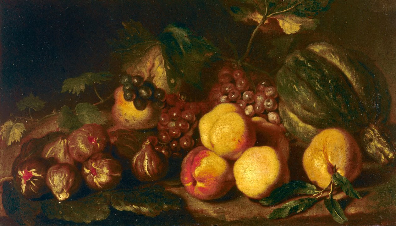 Stilleven met fruit door Niccolo Cassana
