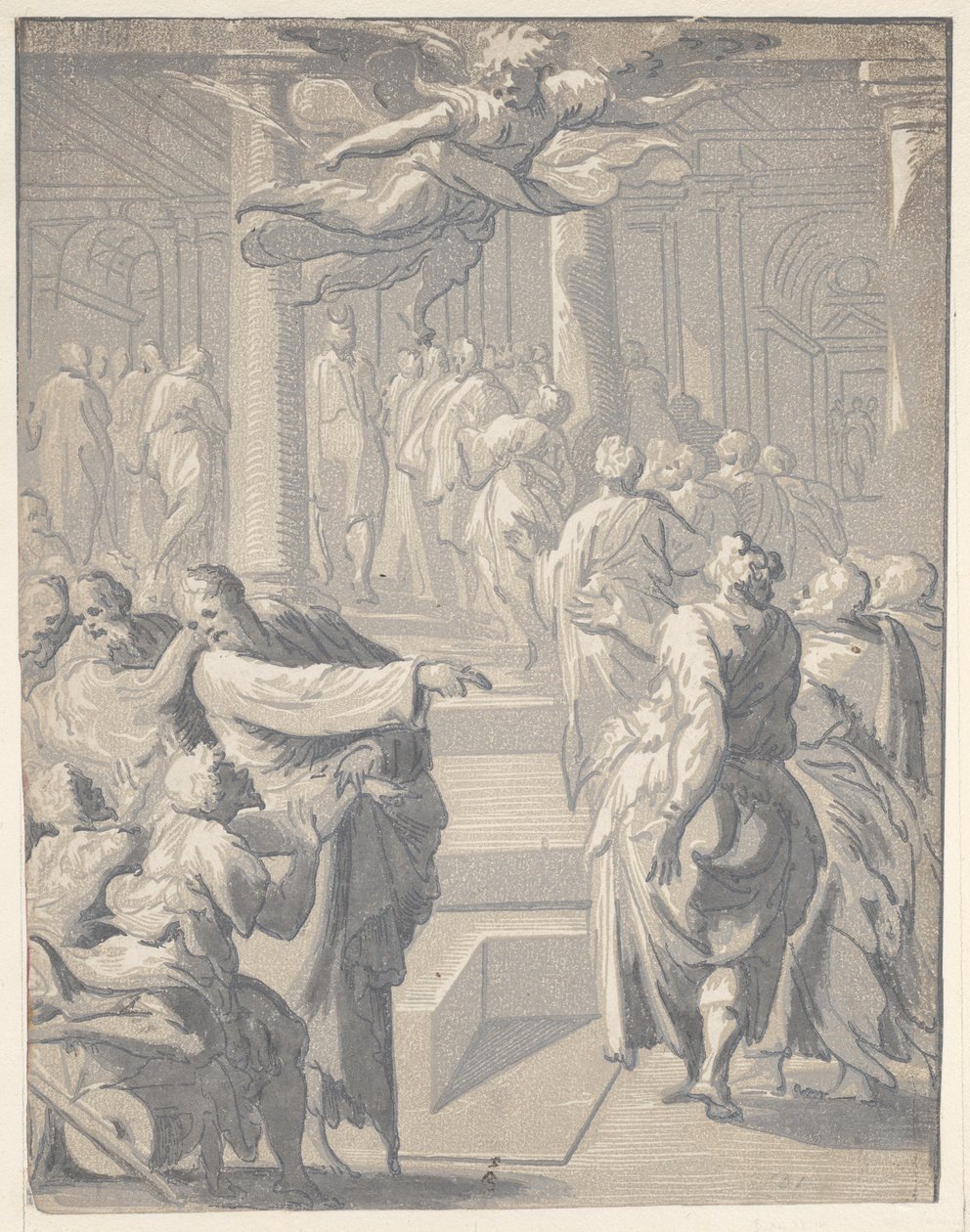 Christus geneest de verlamde door Niccolo Vicentino