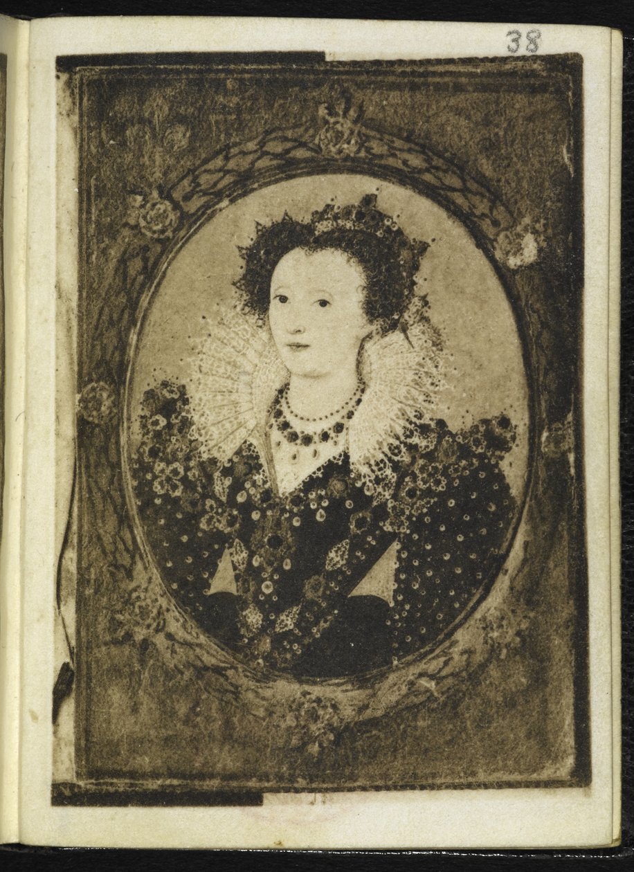 Koningin Elizabeth I (miniatuur) door Nicholas Hilliard