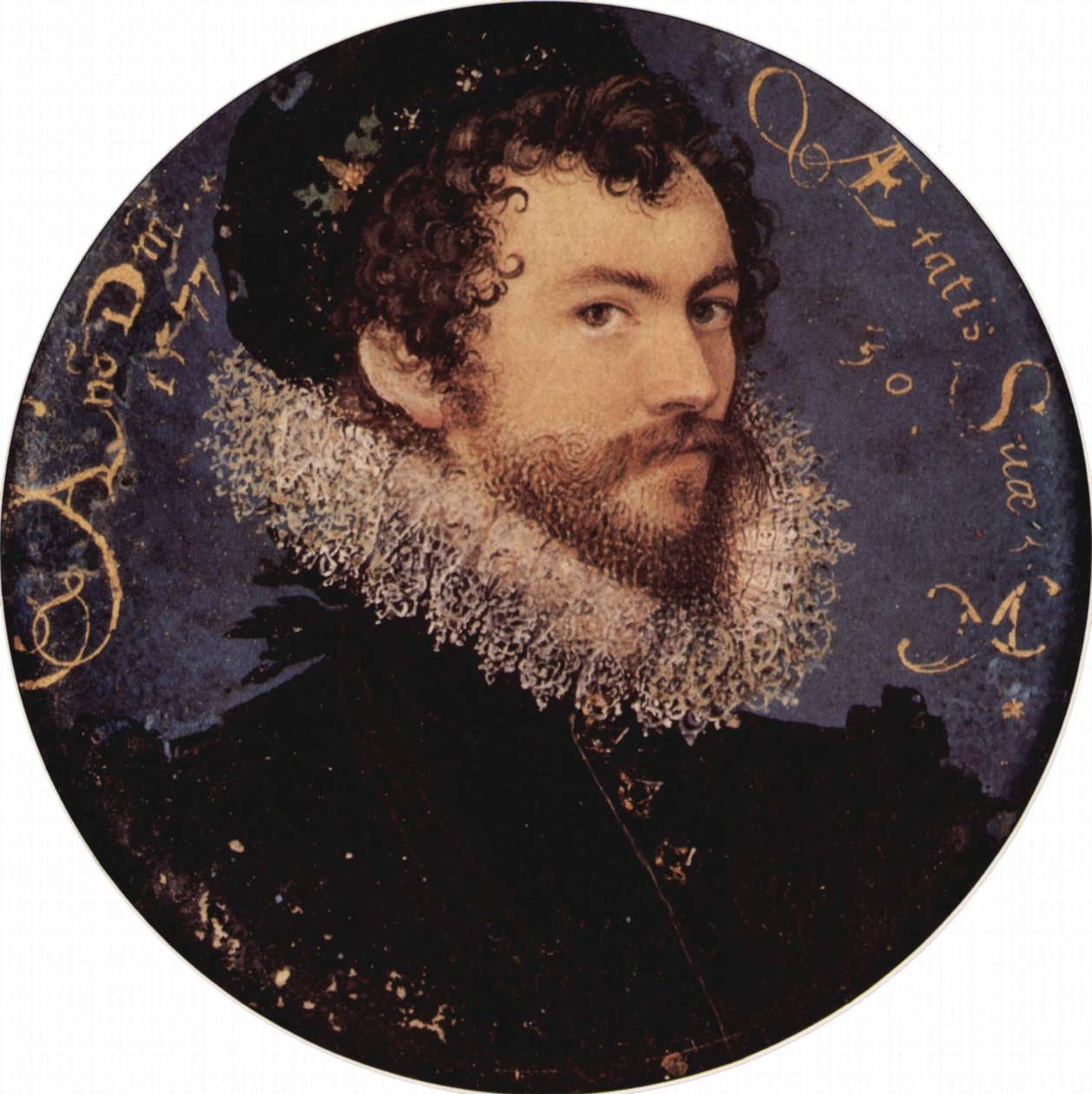 Zelfportret, 30 jaar oud door Nicholas Hilliard