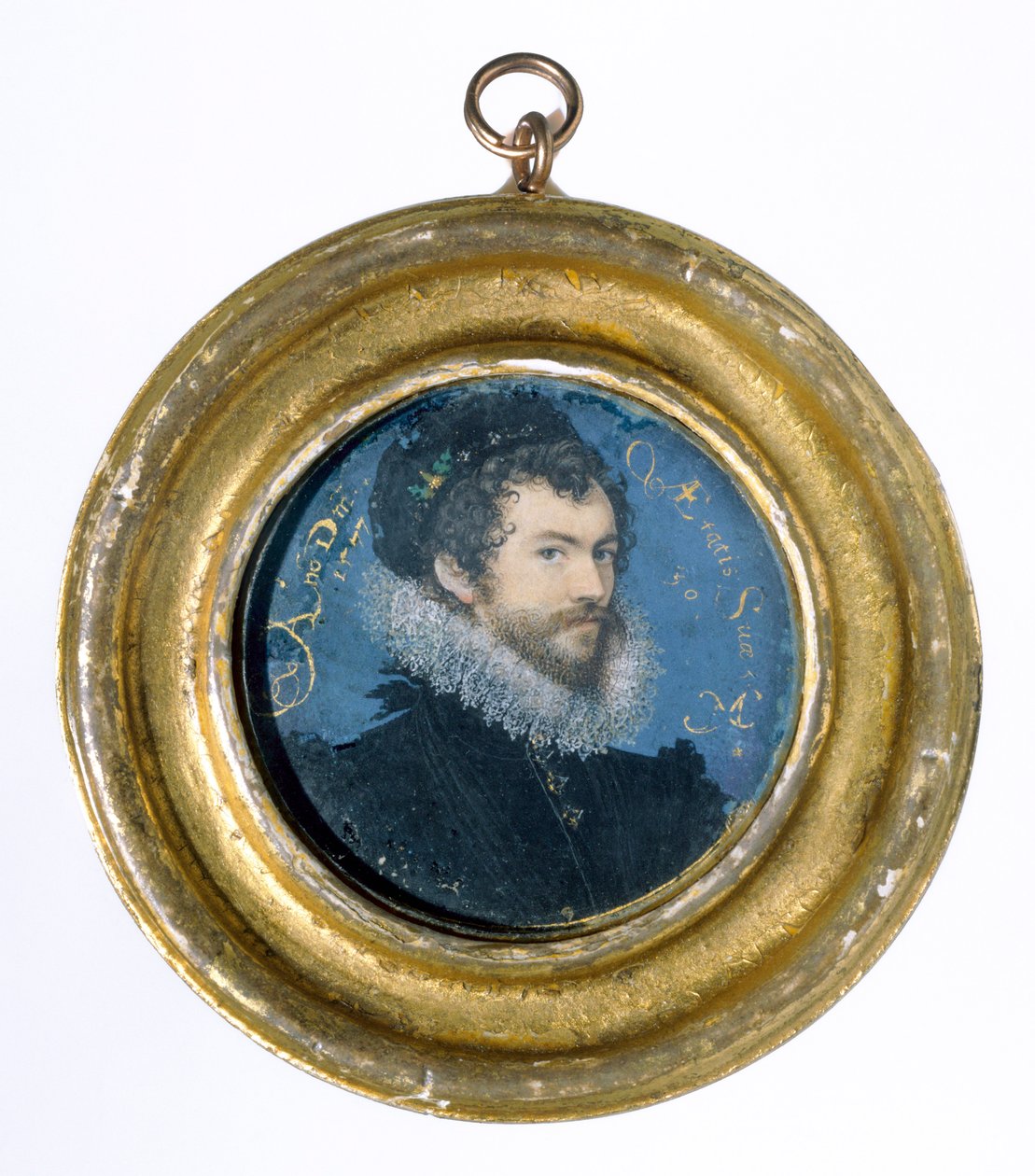 Zelfportret, 1577 door Nicholas Hilliard