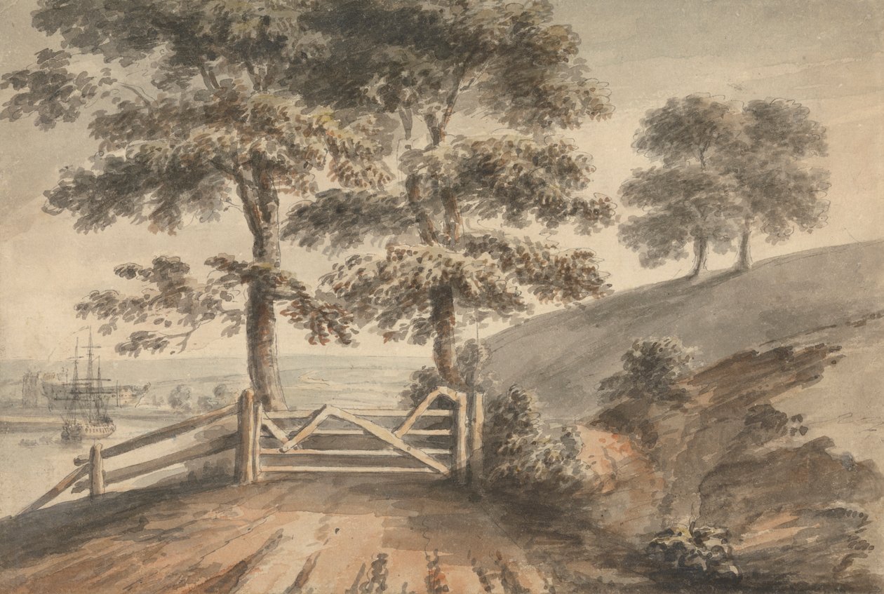 Uitzicht vanaf Ashton Meadows, Bristol door Nicholas Pocock