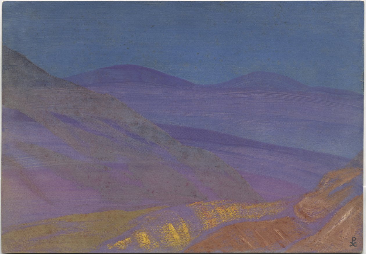 Albumblad, 1930s door Nicholas Roerich
