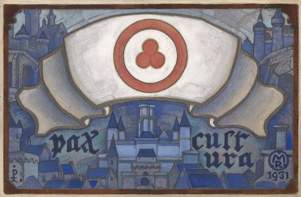 Vredesvaandel, 1931 door Nikolai Konstantinowitsch Roerich