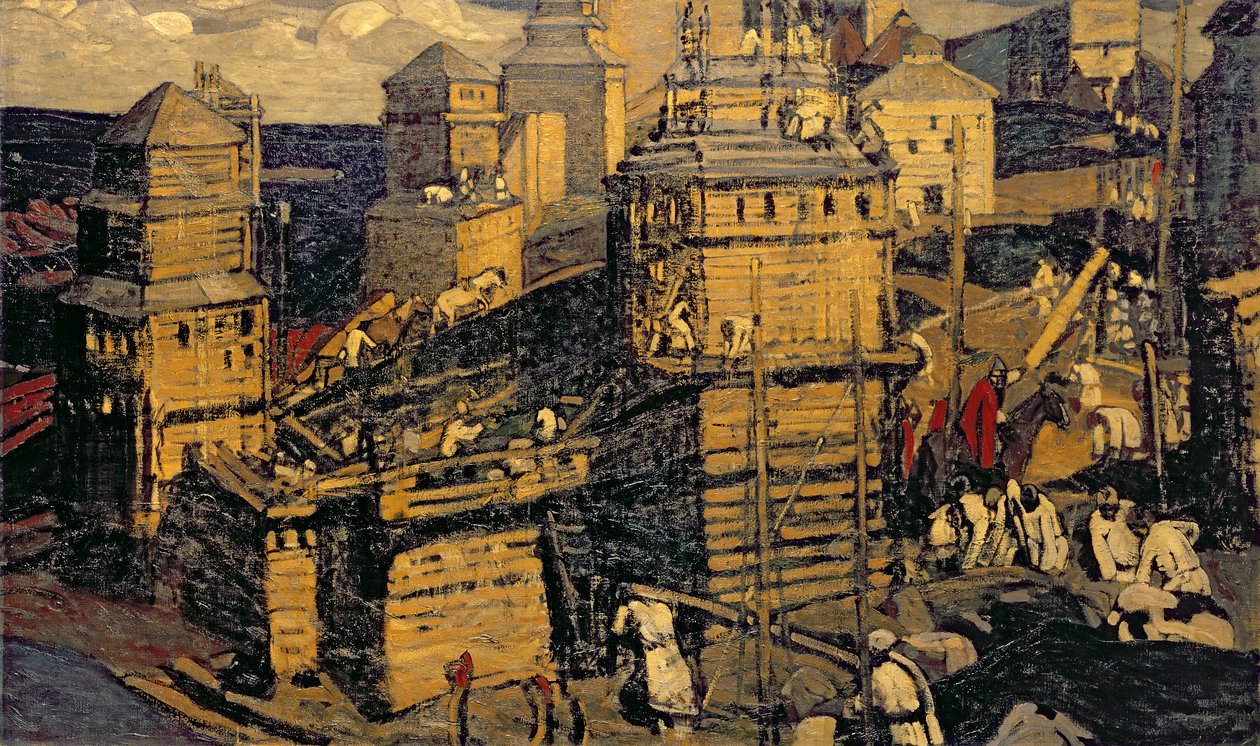 De Stad Bouwen door Nicholas Roerich