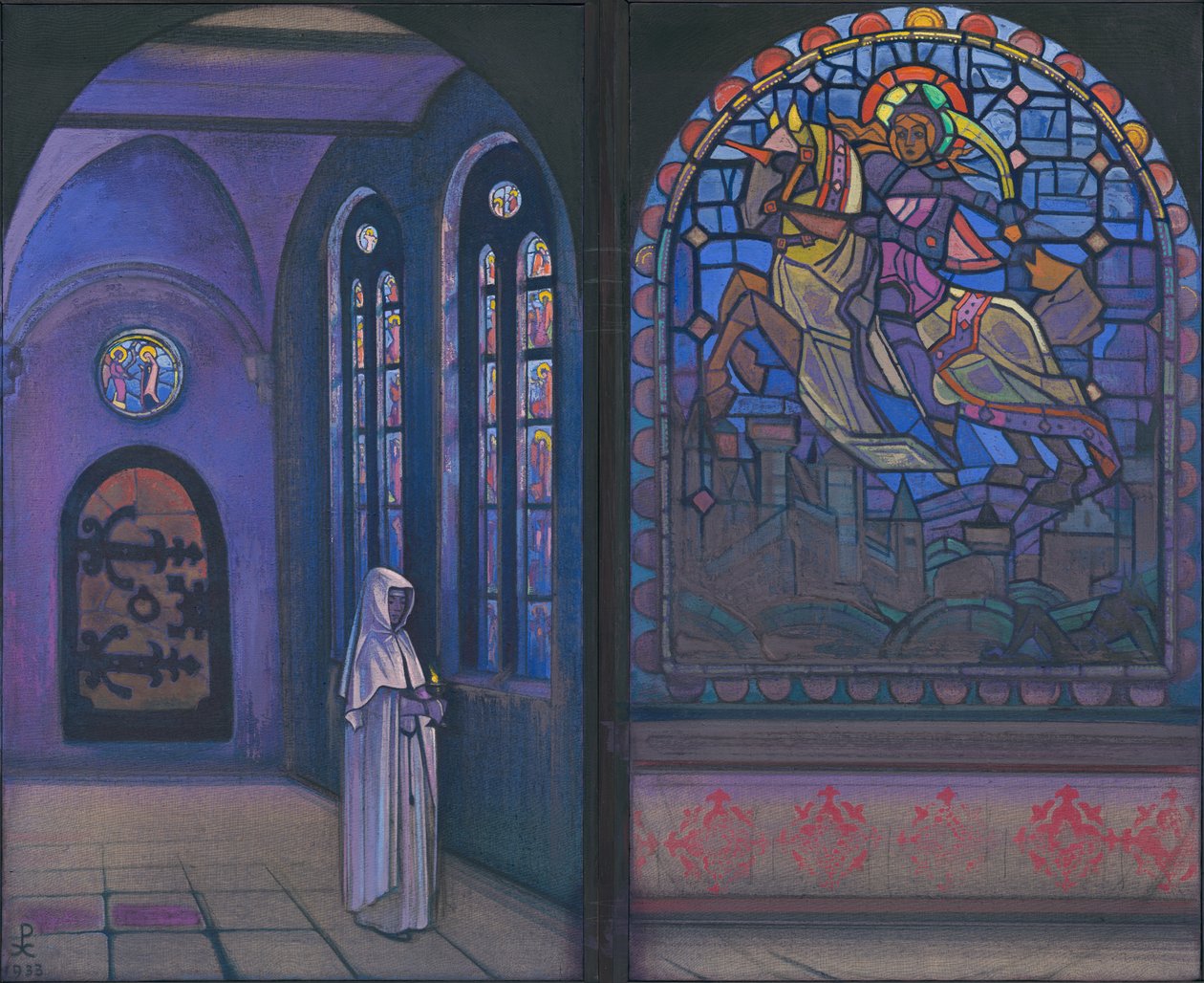 Eer aan de Held, tweeluik door Nicholas Roerich