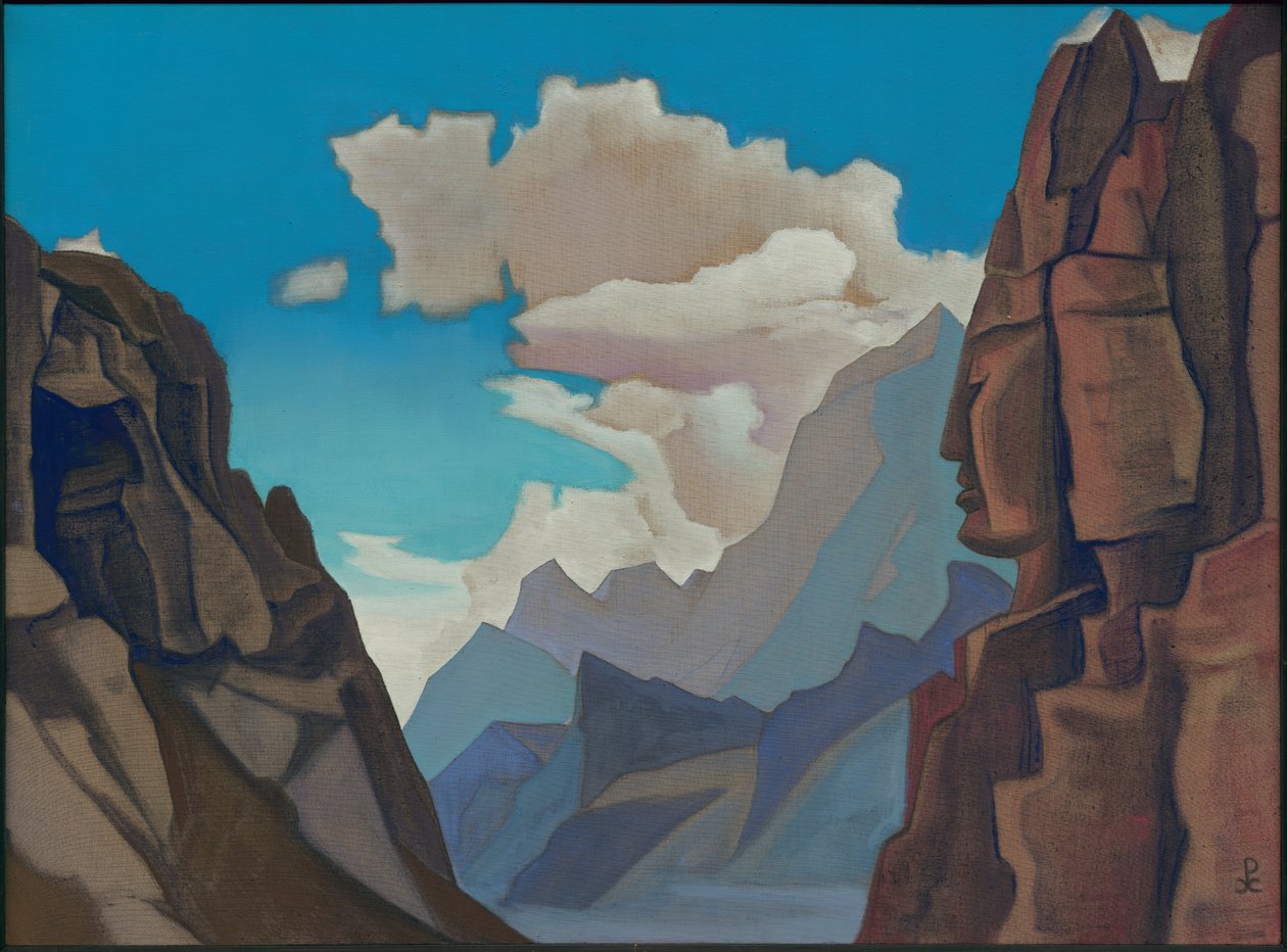 Grote Geest van de Himalaya, 1934 door Nicholas Roerich