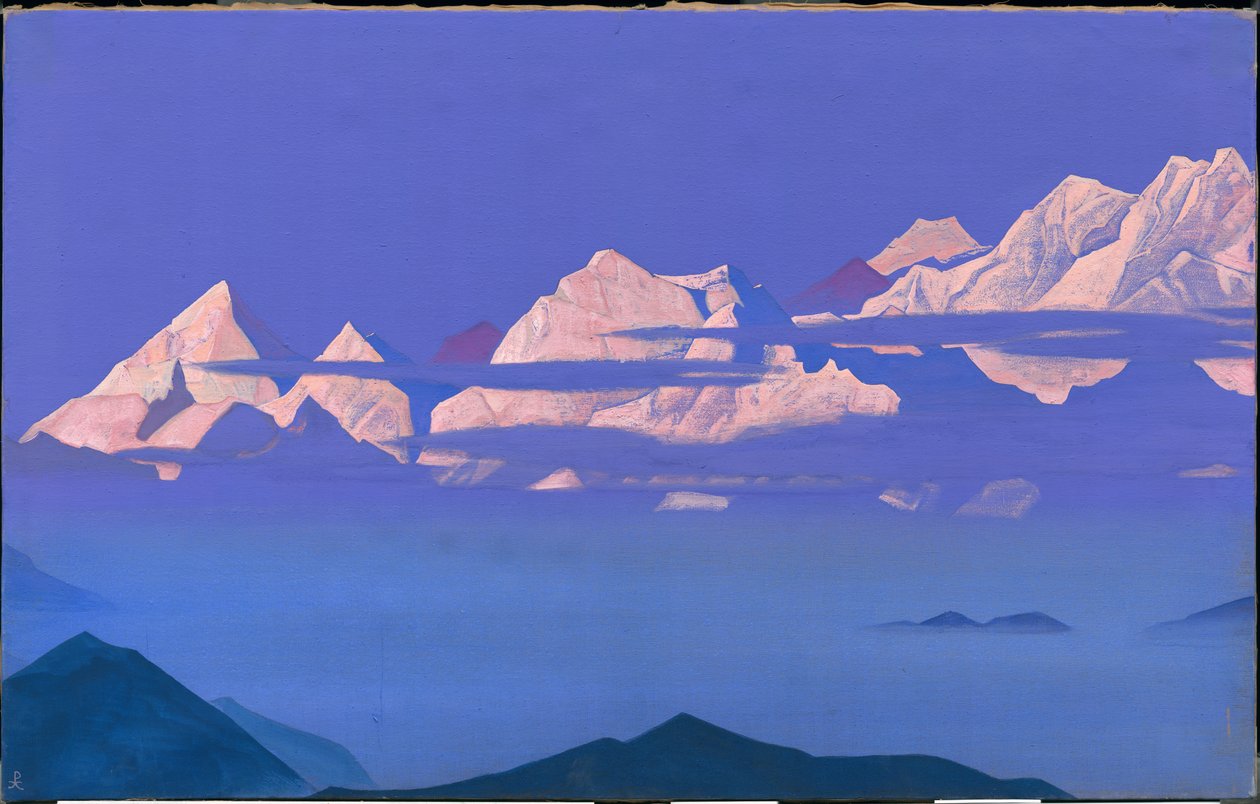Himalaya door Nicholas Roerich