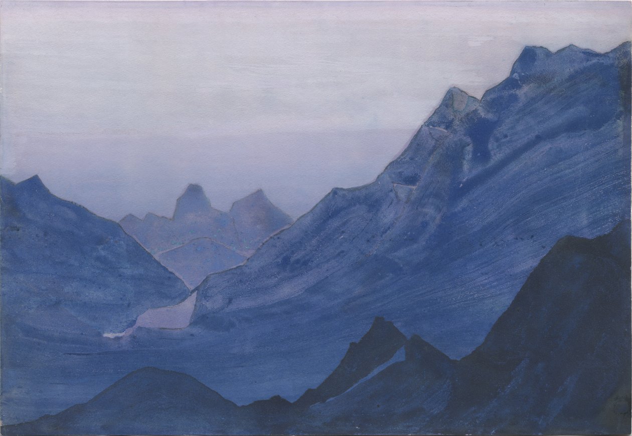 Himalaya door Nicholas Roerich