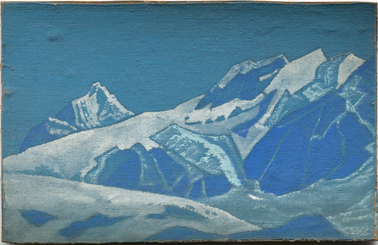 Bergstudie, ca. 1928-31 door Nicholas Roerich