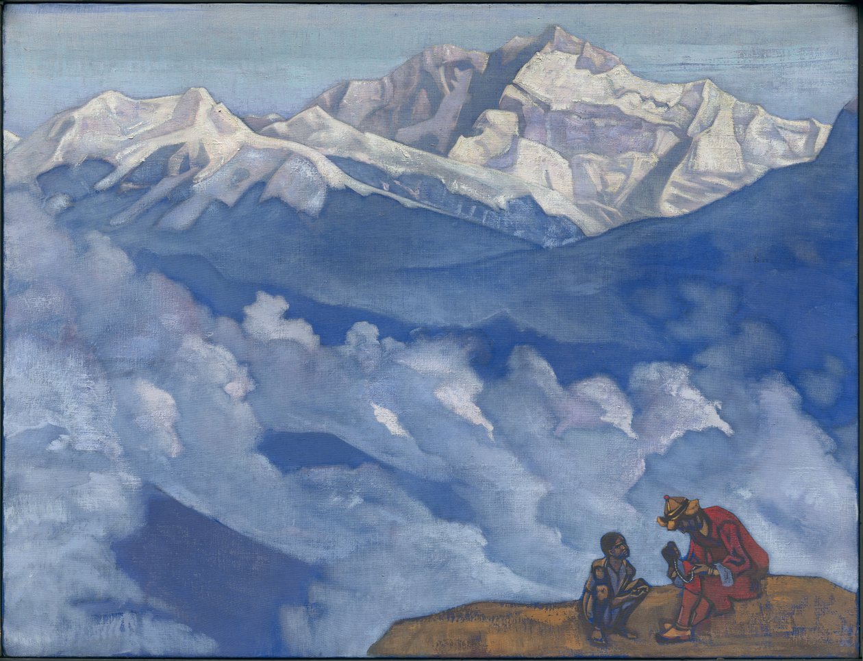 Parel van het zoeken, "Zijn land" serie, 1924 door Nicholas Roerich