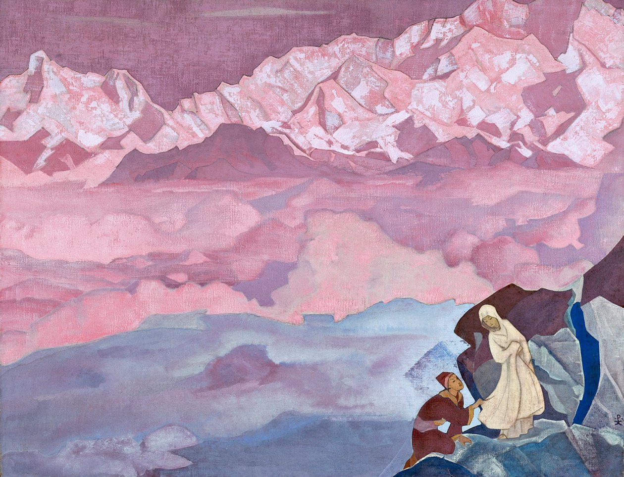 Zij die leidt, 1924 door Nikolai Konstantinowitsch Roerich