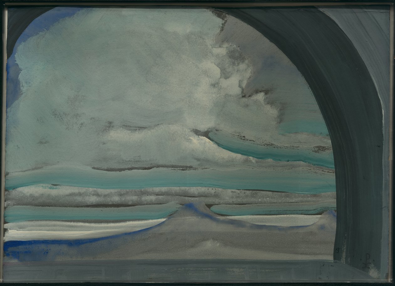 Witte wolk, 1922 door Nicholas Roerich