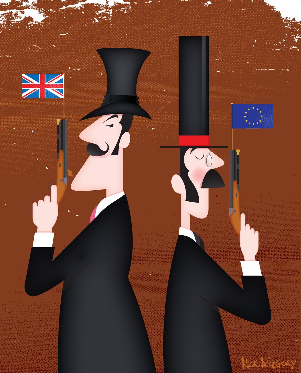 Brexit (digitaal) door Nick Diggory