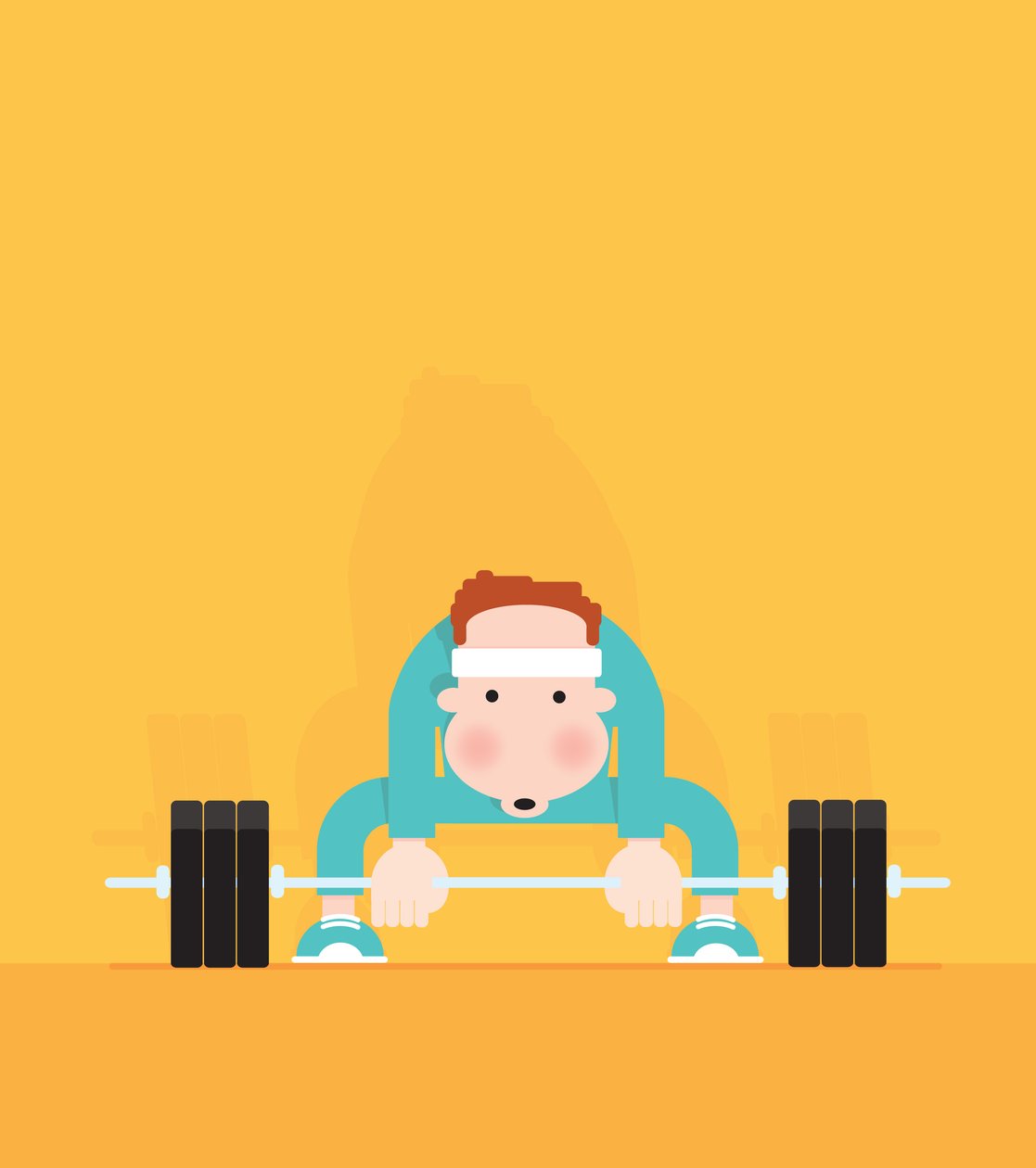 Sportschool Junkie, 2016 (digitaal) door Nick Diggory